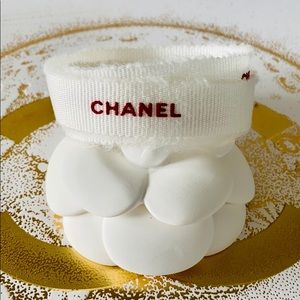CHANEL Authentic White Ribbon